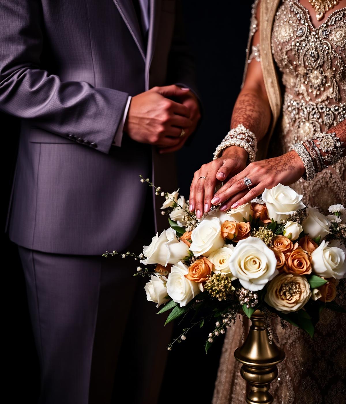 Luxury wedding detail